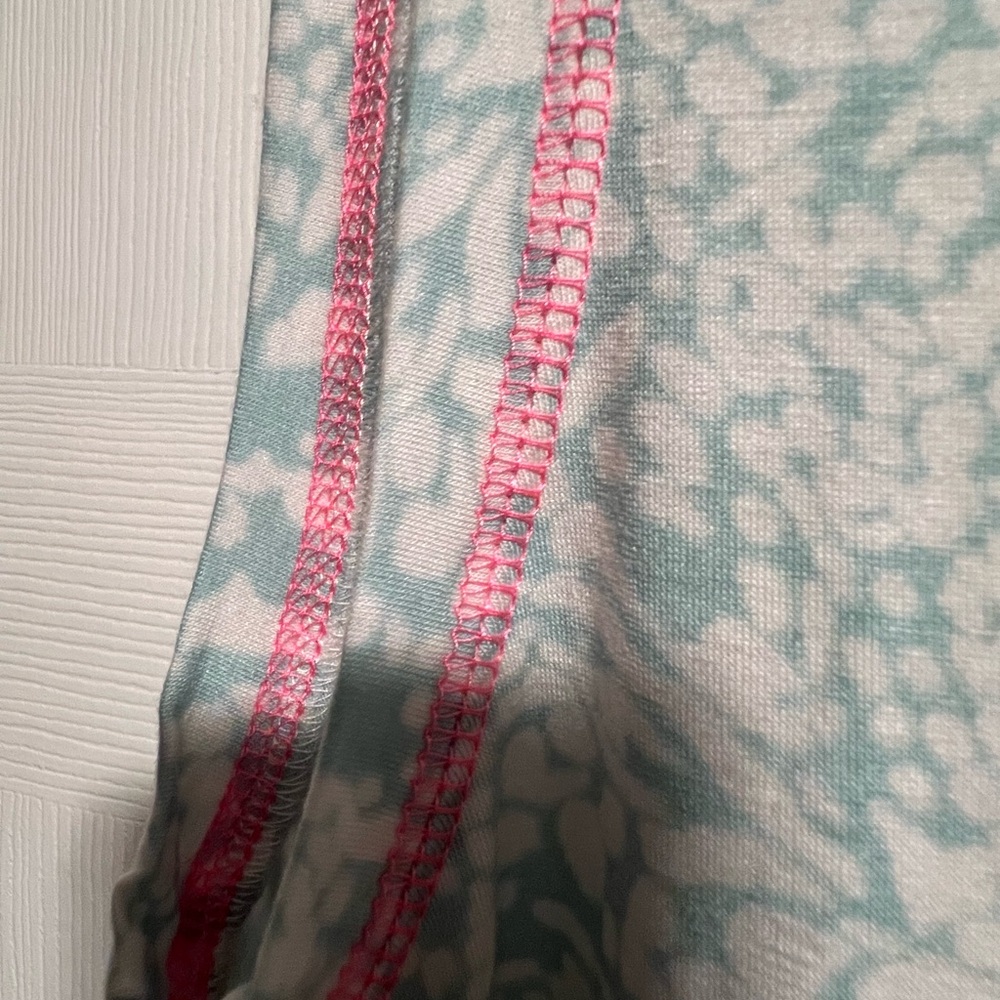 Honeyme Sleeveless Tank Top - Light Blue and Pink - Picture 4 of 5